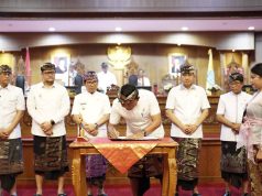Teken Nota Kesepakatan, DPRD Badung Setujui Rancangan KUA PPAS Tahun 2027