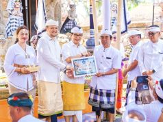 Karya Ngodak Tapakan di Pura Dalem Desa Adat Karang Dalem, Bupati Tekankan Semangat Kebersamaan