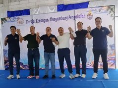 Diisi Senam Gembira dan Beri Penghargaan Putra-Putri Berprestasi, Perumdam Tirta Mangutama Gelar “Temu Pensiunan”