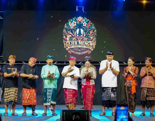 Kolaborasikan Seni Baleganjur dan UKRAF, Bupati Badung Buka Lomba Baleganjur Gejer Mengwi