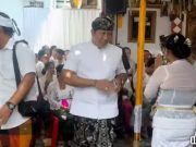 Anggota DPRD Badung Made Rai Wirata Hadiri Karya Rsi Yadnya Padiksan di Sempidi