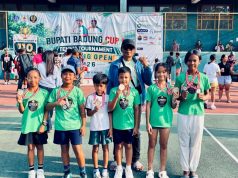 Turnamen Tenis Bupati Badung Open, Petenis Gianyar Borong Gelar Juara KU 10 Tahun Putra dan Putri