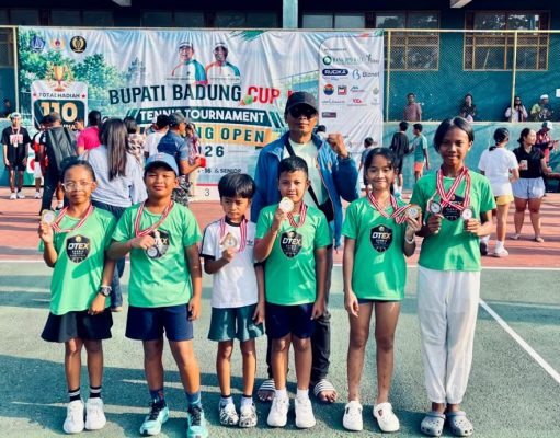 Turnamen Tenis Bupati Badung Open, Petenis Gianyar Borong Gelar Juara KU 10 Tahun Putra dan Putri